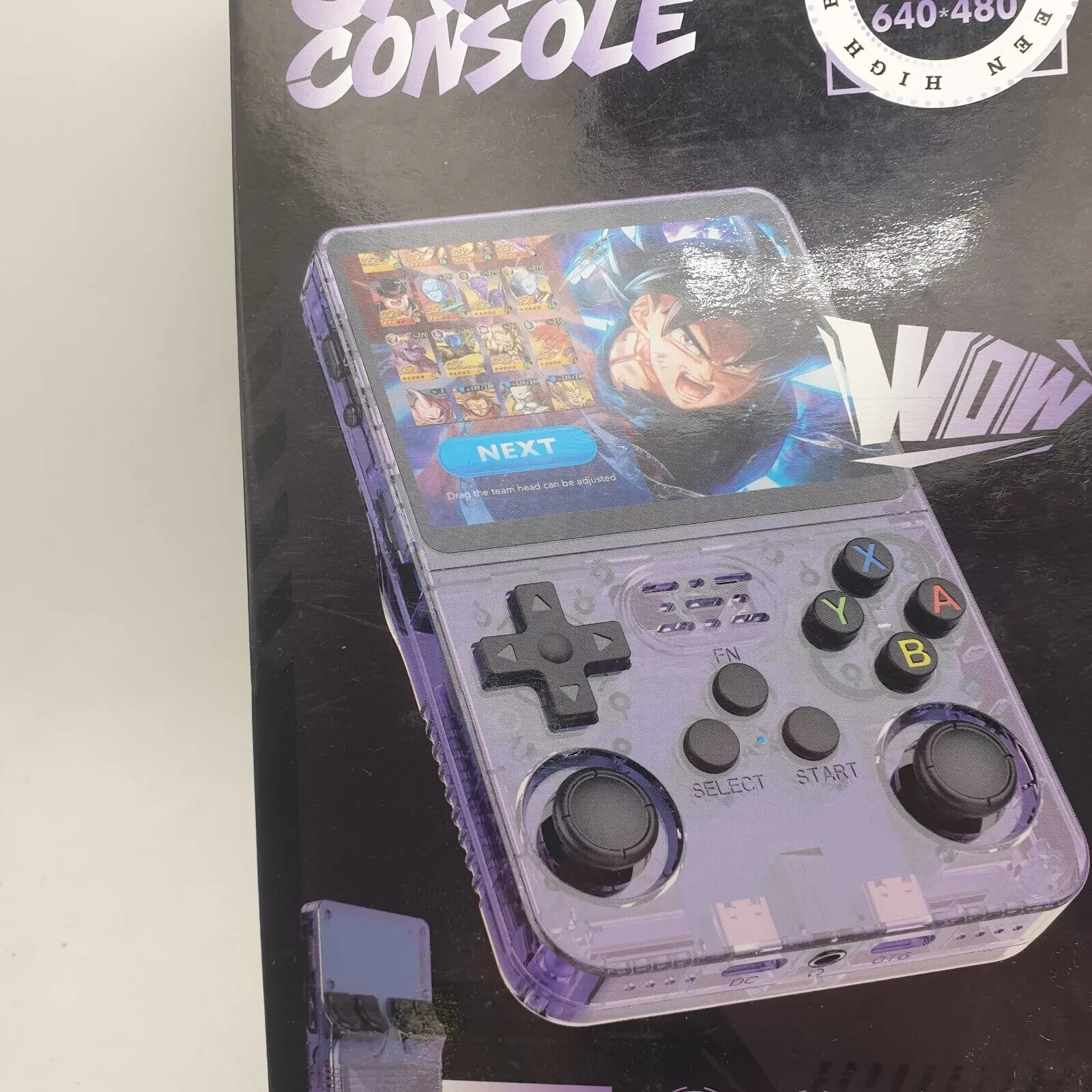 Retro Handheld Game Console Purple 64GB SD ArkOS USA