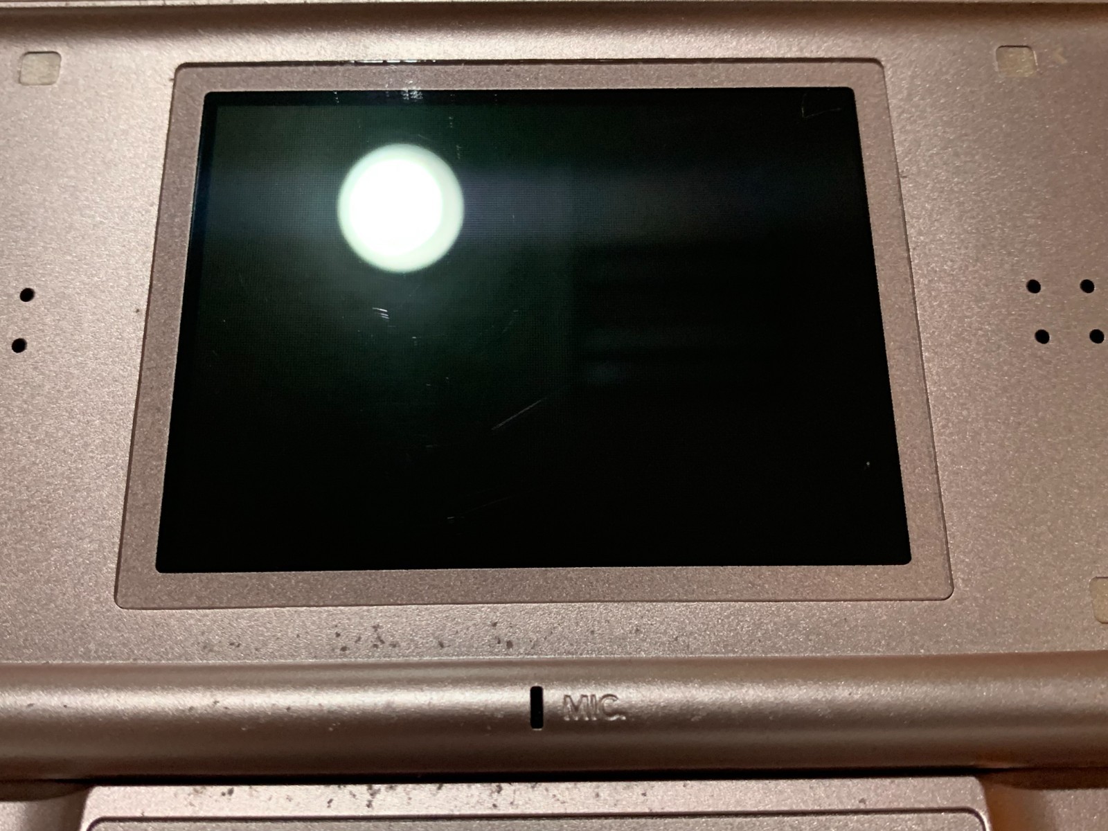 Nintendo DS Lite Metallic Rose Pink Handheld USG-001 FULLY Tested Guaranteed