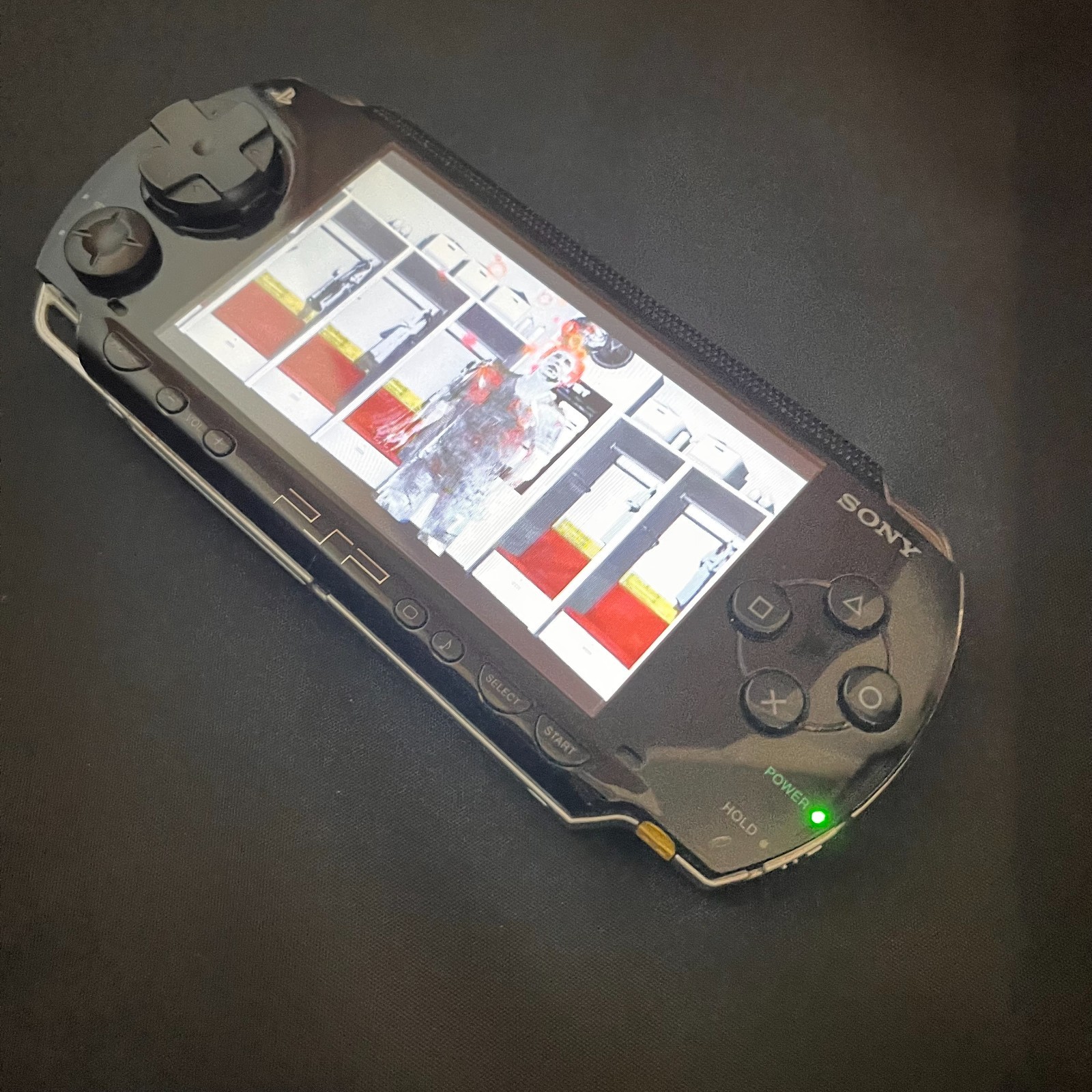 SONY PSP-1000 Black Console Only – Working Rank B++ Good Custom Controller.