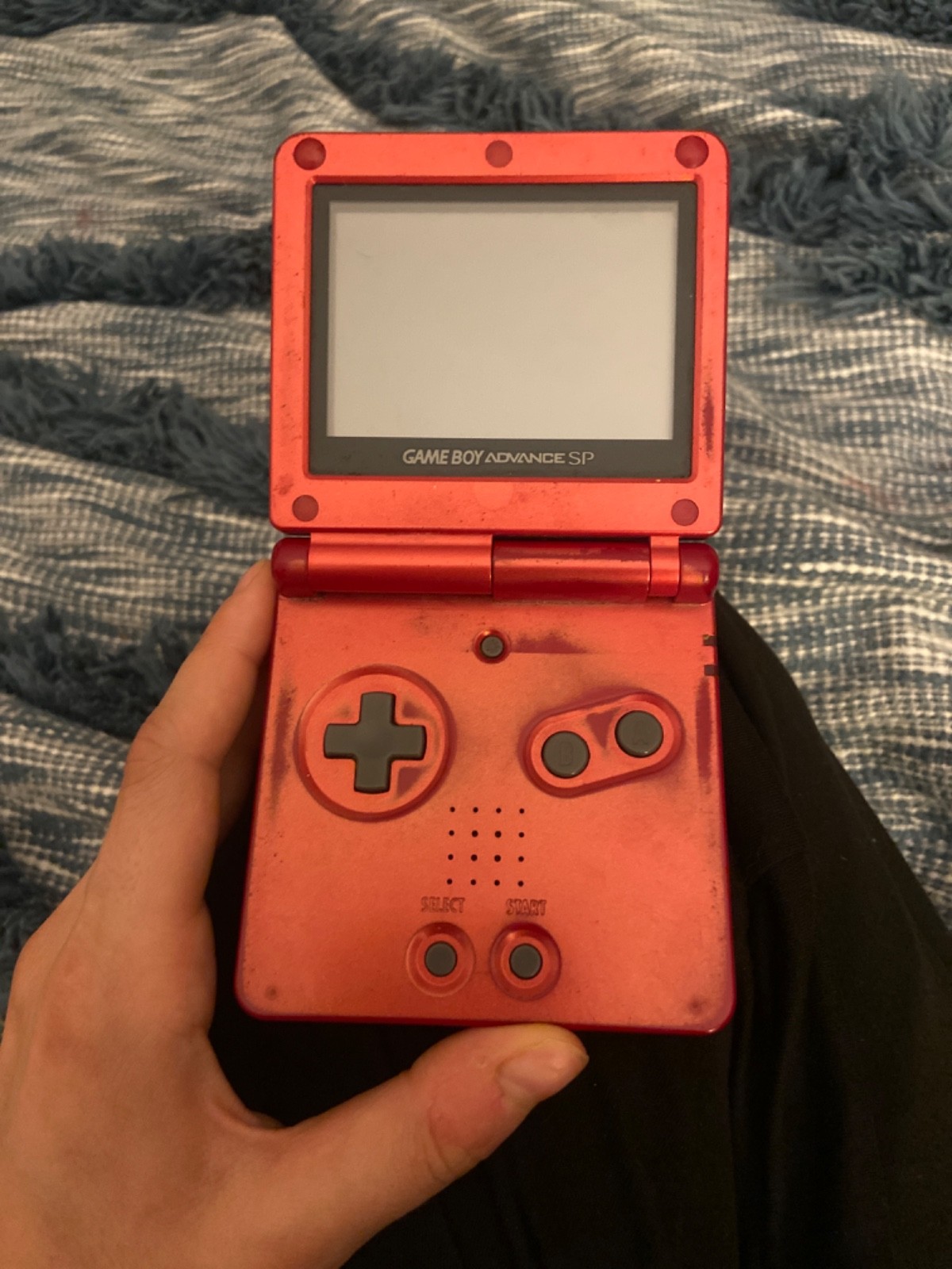 Nintendo Game Boy Advance SP Handheld System – Flame Red
