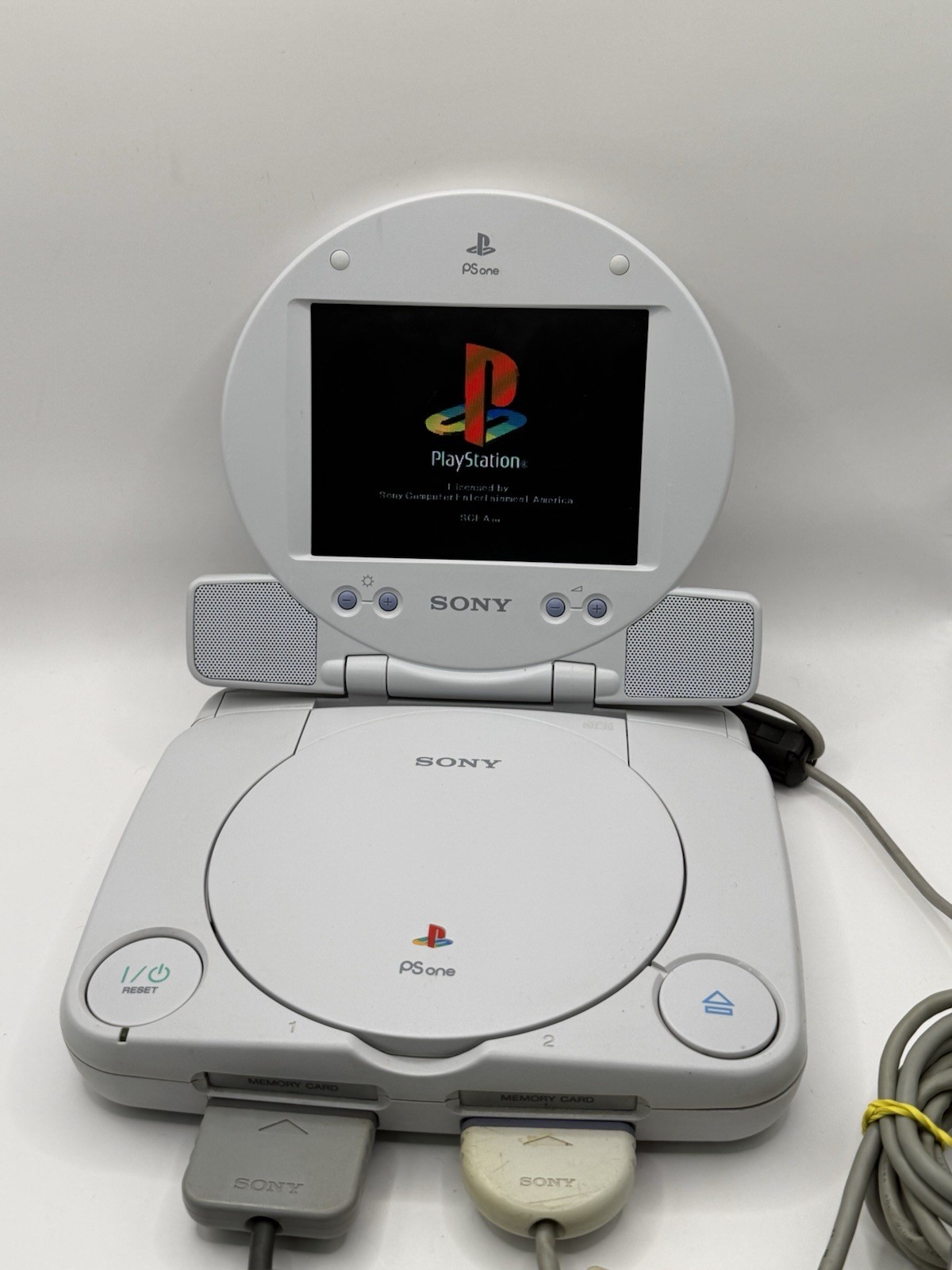 Sony PSone Console Bundle w/ LCD Screen – Fully Tested & Working