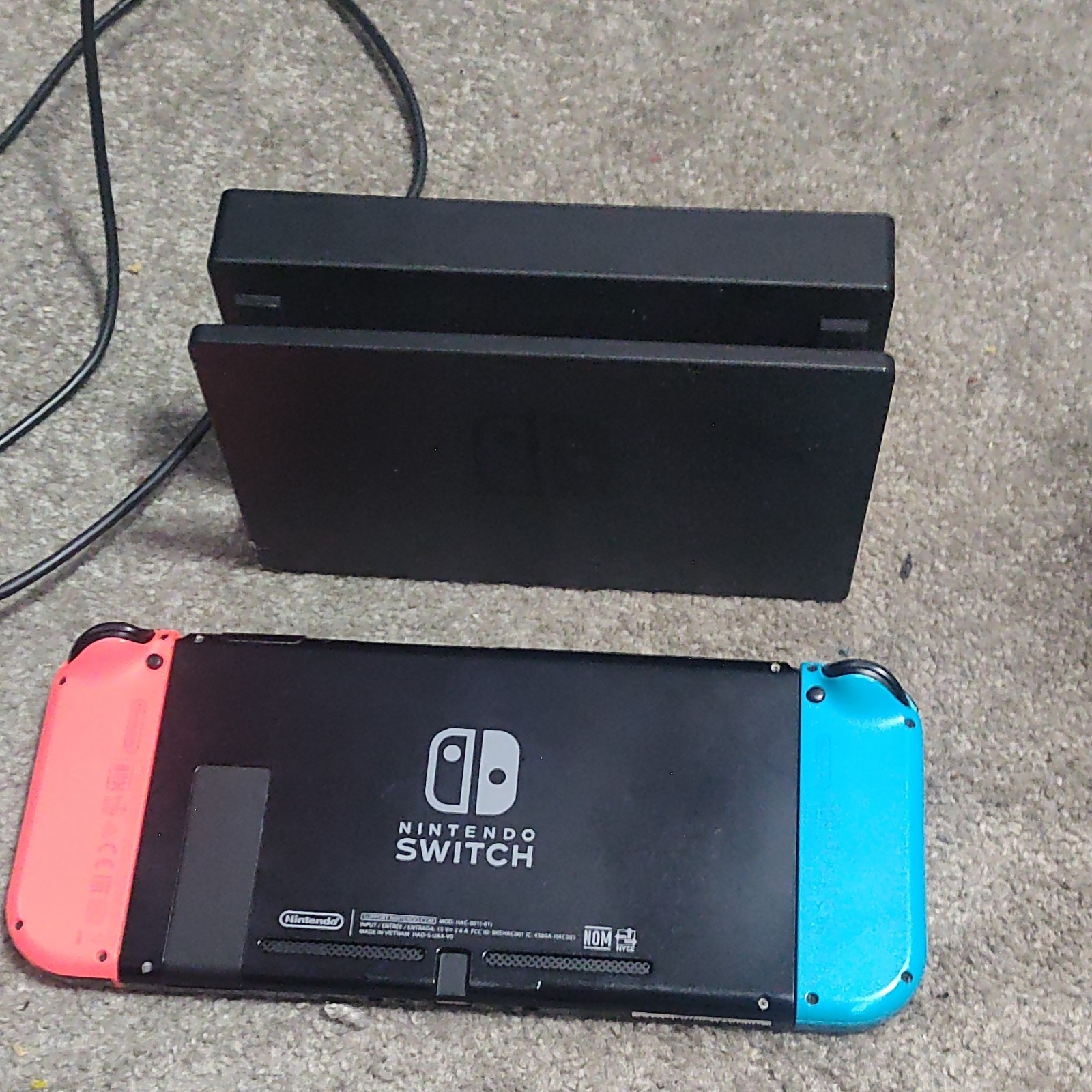 Nintendo Switch Console Neon Red/Blue Joy-Con Dock HDMI Black Red Blue
