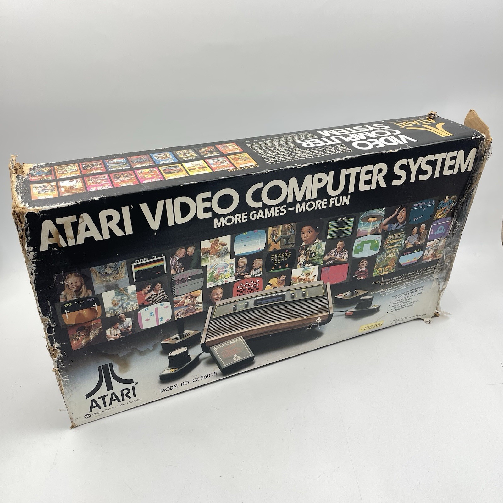 Atari CX-2600A Video Computer System Console Bundle with Controllers – Untested