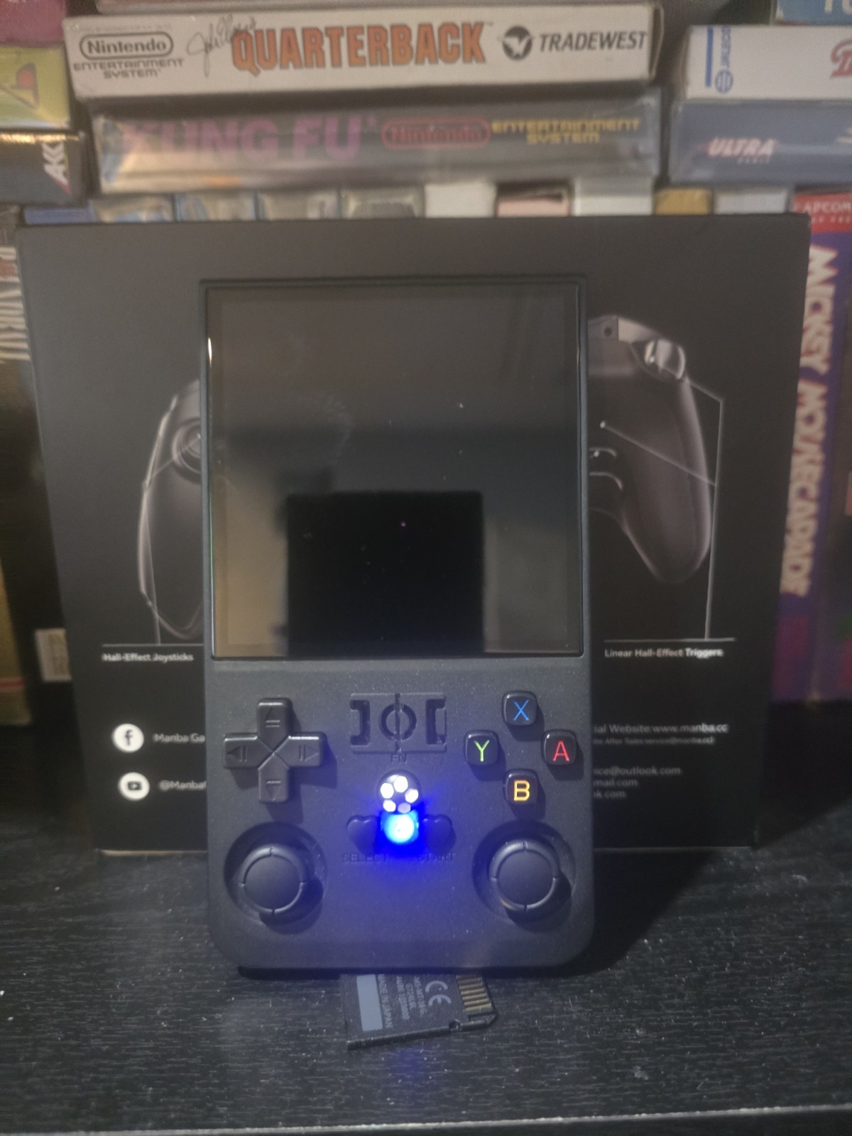 r36 max retro handheld game console 64gig SD Card