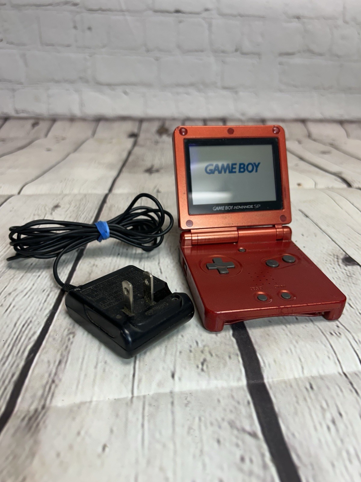 Nintendo Game Boy Advance SP HandHeld Console RED (Tested & Working)