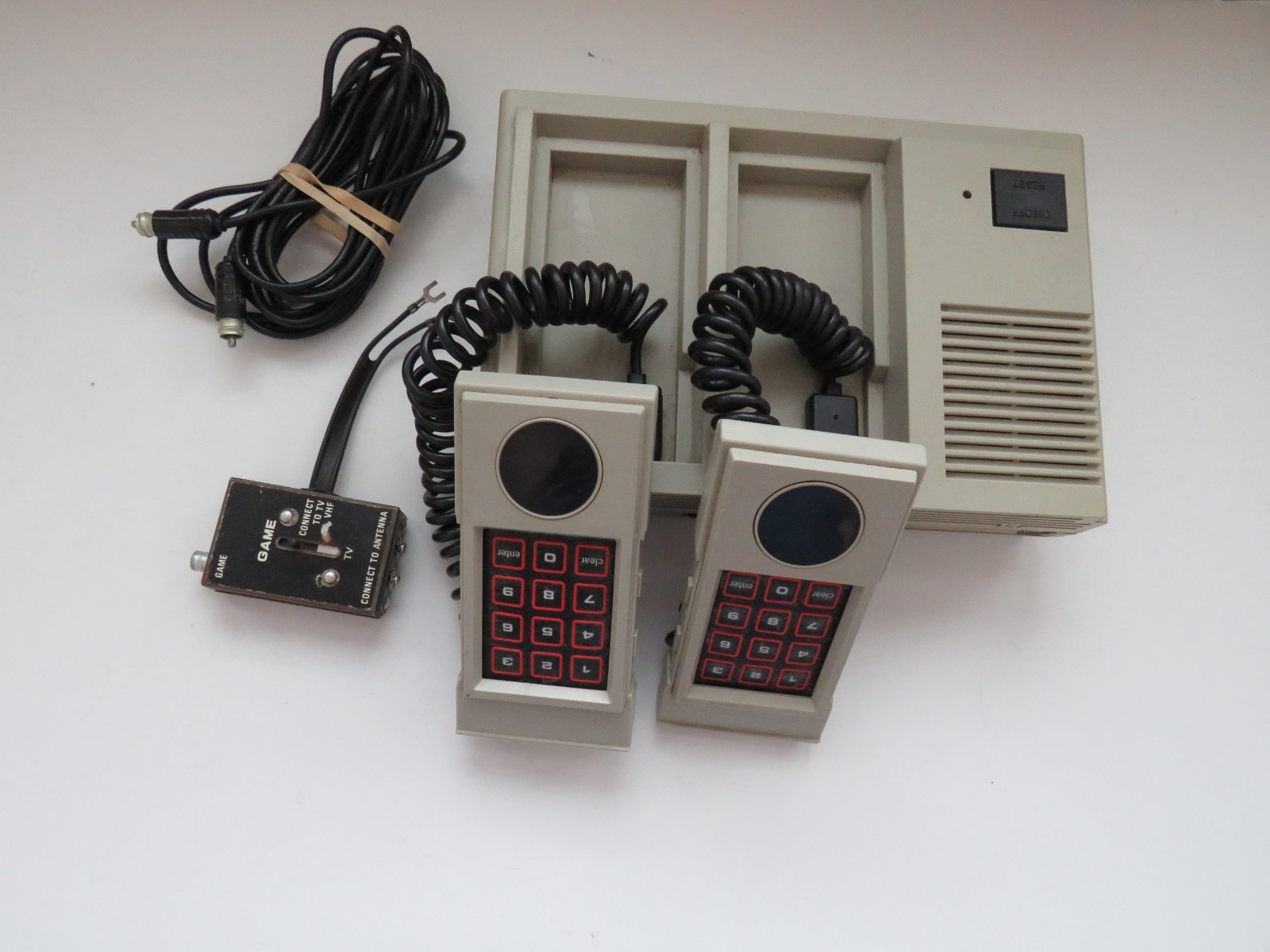 Intellivision II 2 Console Model Bundle with Cords, 4 Boxed Games with Manuals