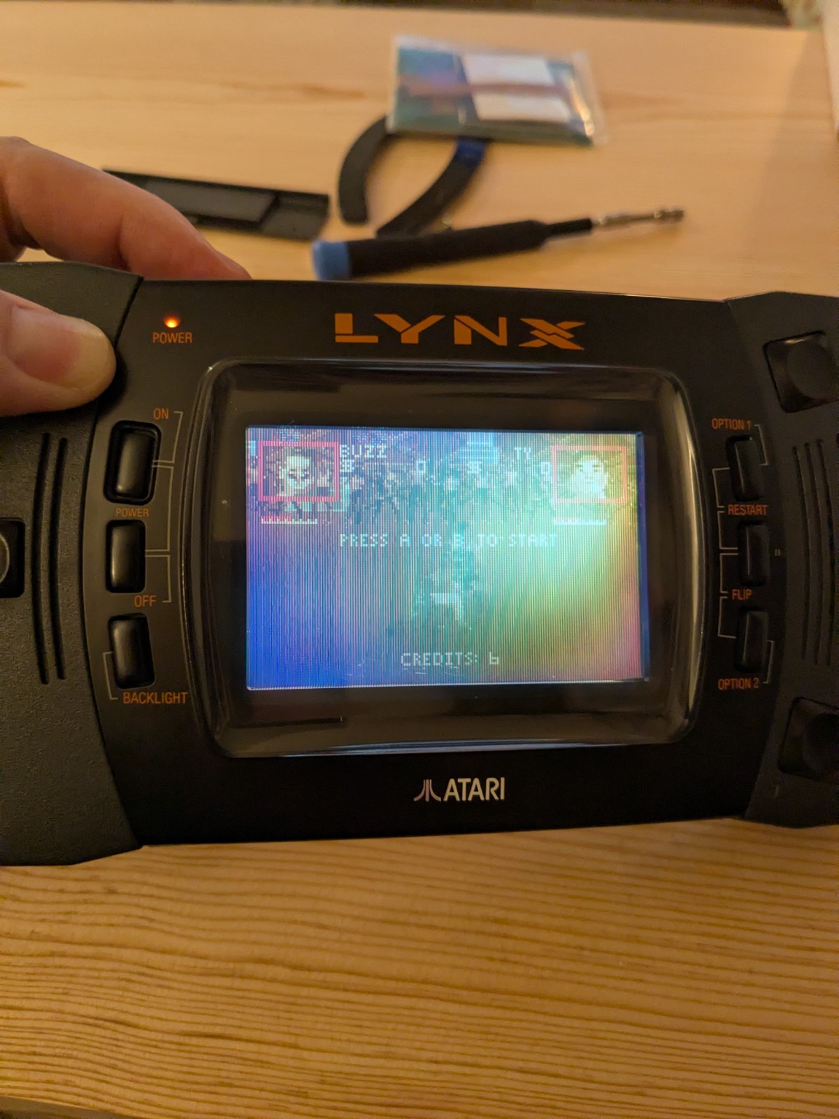 Atari Lynx II 2 Original Screen Replacement. Parts Only.