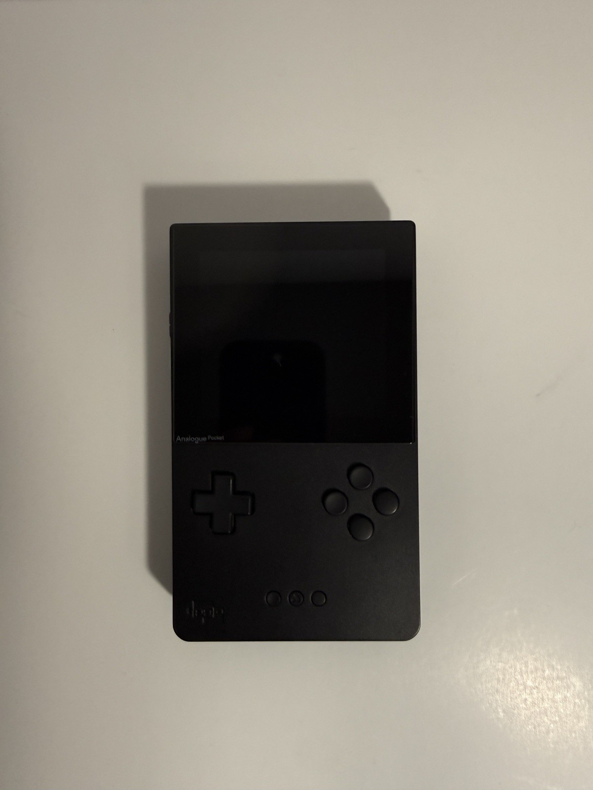 Analgue Pocket Black Handheld Game Console Mint* W/Carrying Case and Screen Prot