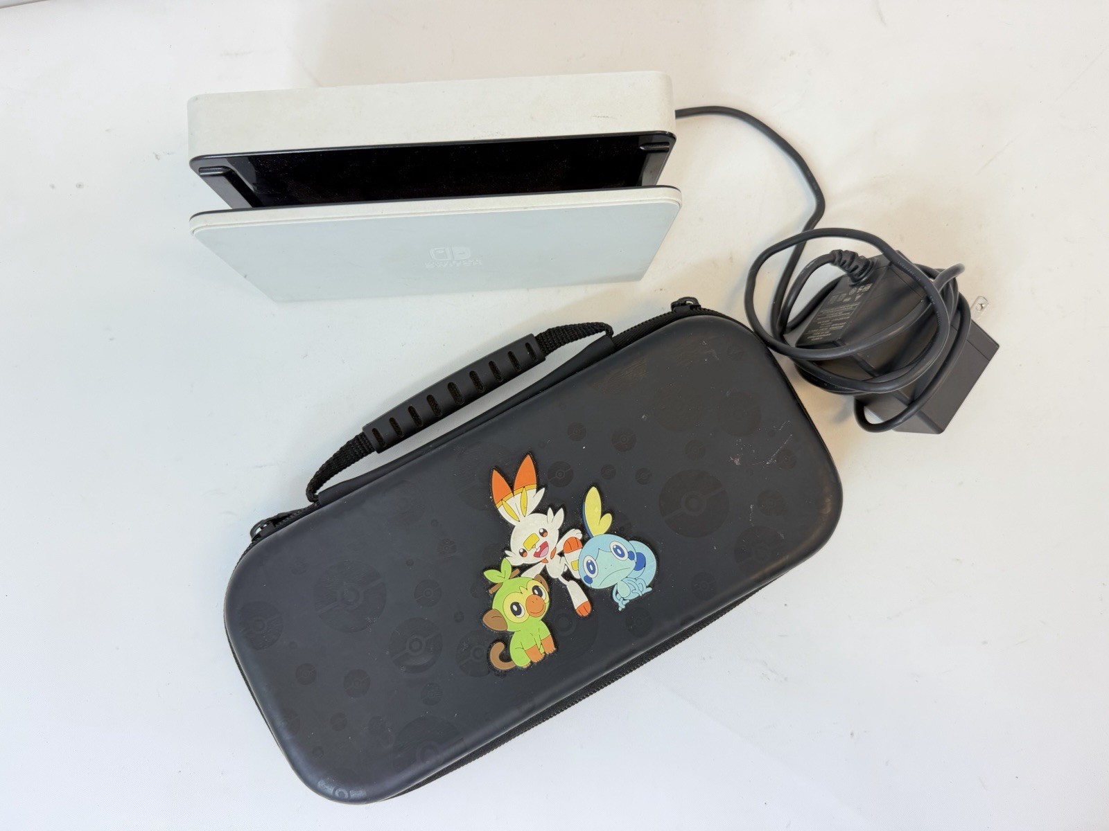 Nintendo Switch OLED HEG-001 White Dock, Power Cord & Controller – FAST SHIPPING