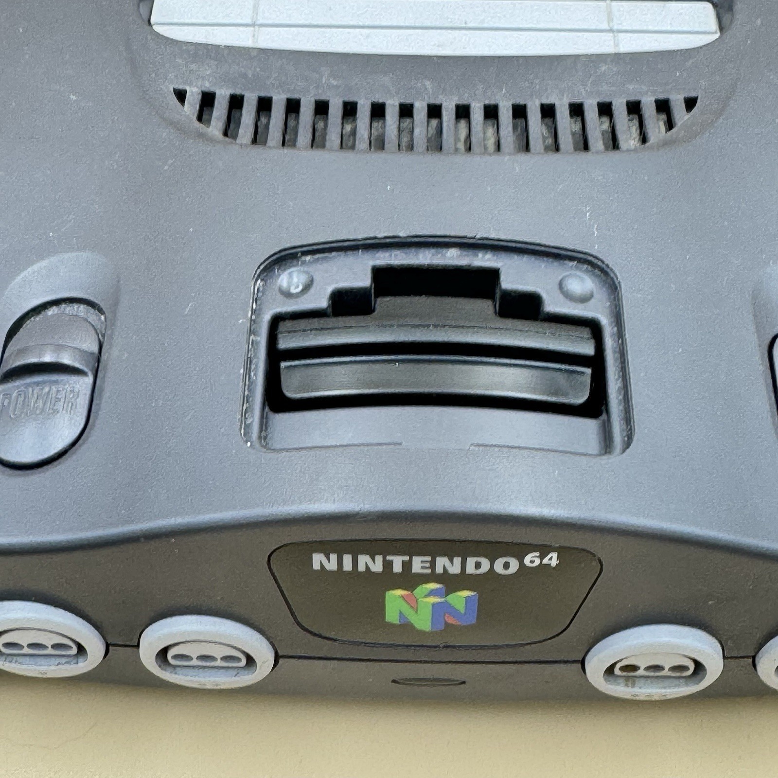 Nintendo 64 System (32MB, Charcoal Gray) w/ Memory Card & Jumper Pak- Tested