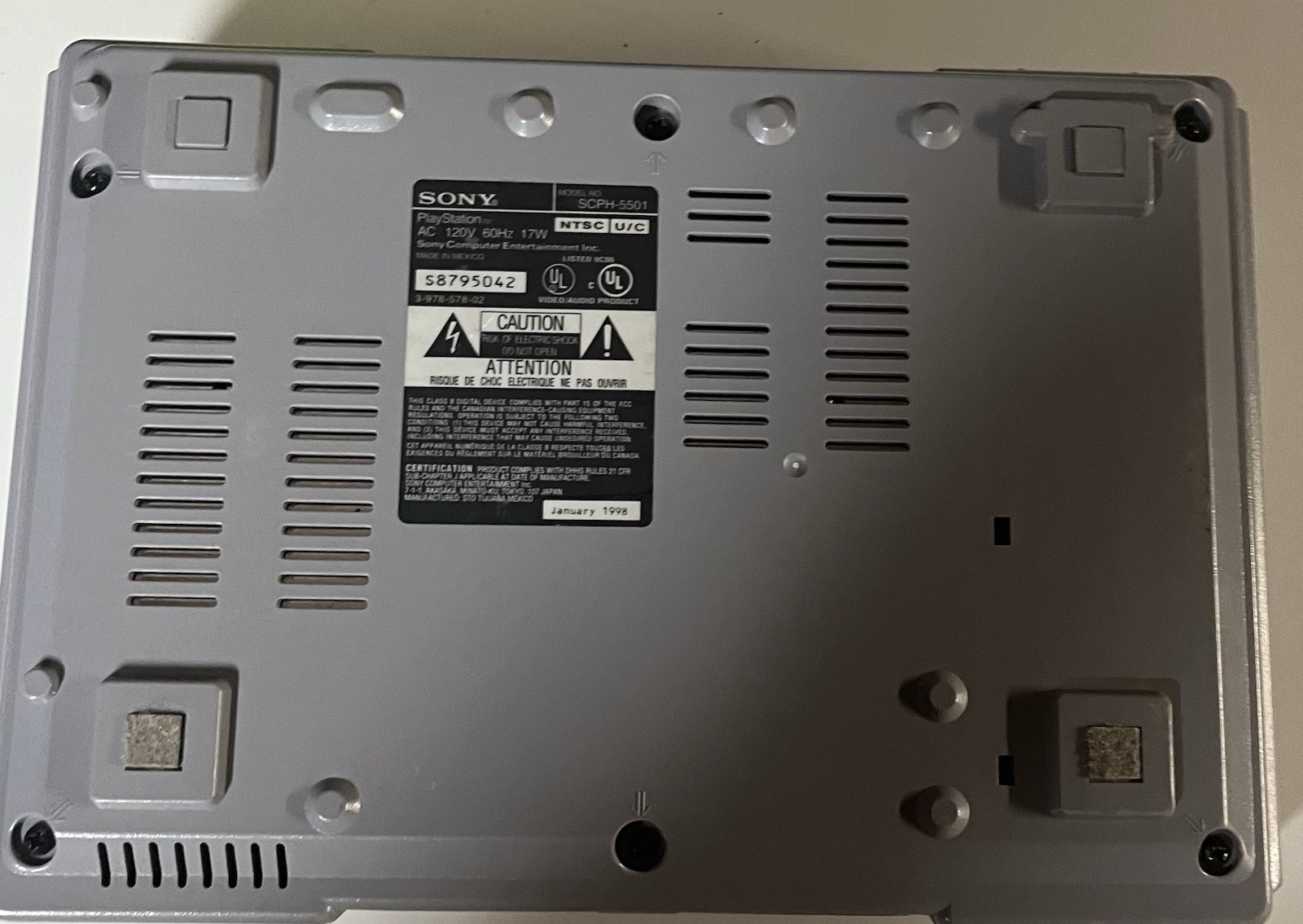 Sony PlayStation 1 PS1 Console Only SCPH-5501 Tested Working