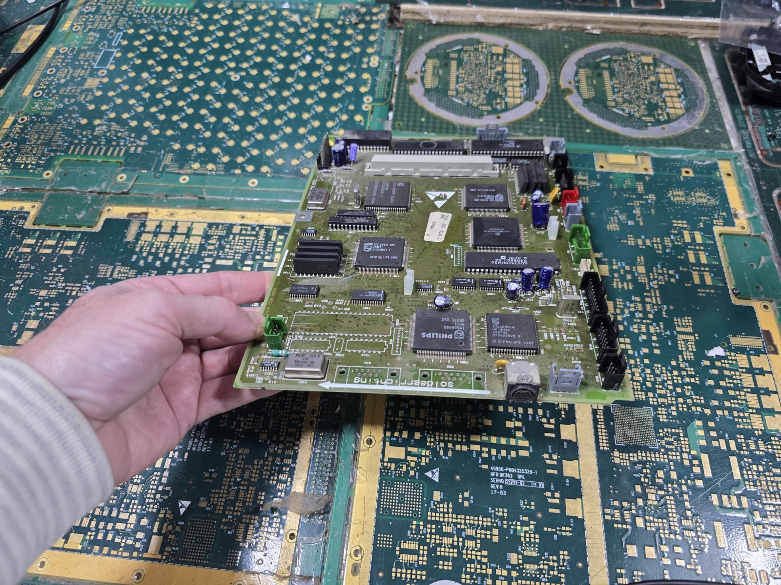 Philips CDI 910 EXACT 3104 128 0114.1 Board-Not Tested-Intact-PARTS-READ ALL
