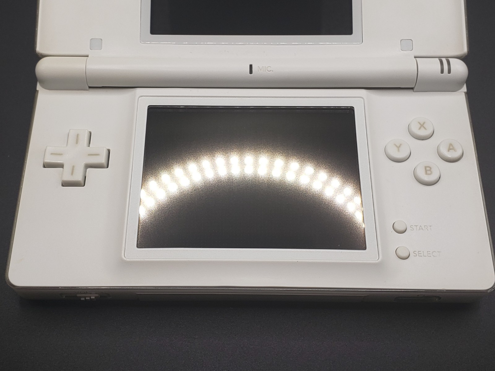Nintendo DS Lite Polar White OEM Restoration (Good Condition) w/ Charger