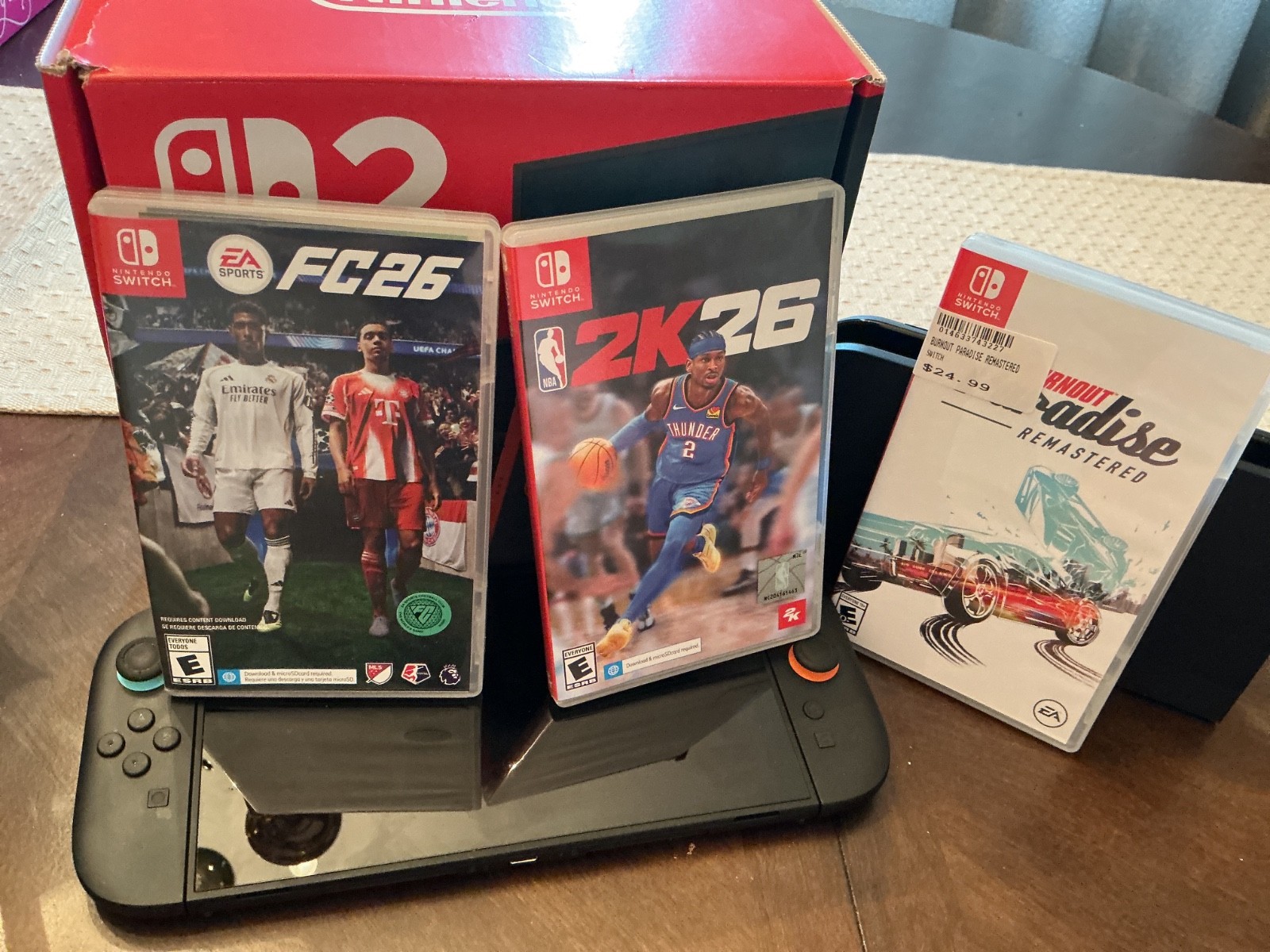 Nintendo Switch Game Console – 32GB, New Edition, Gray (10002199)