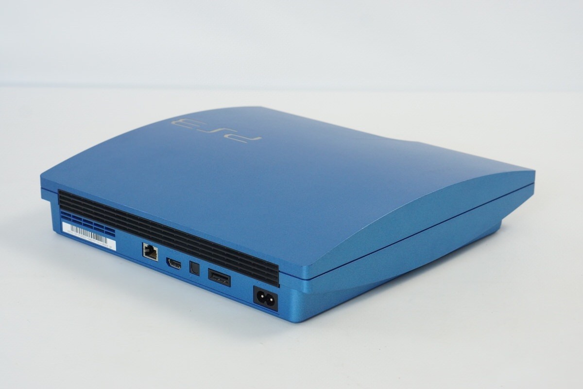 PS3 Playstation3 SPLASH BLUE Console CECH-3000B 320GB Tested System 02