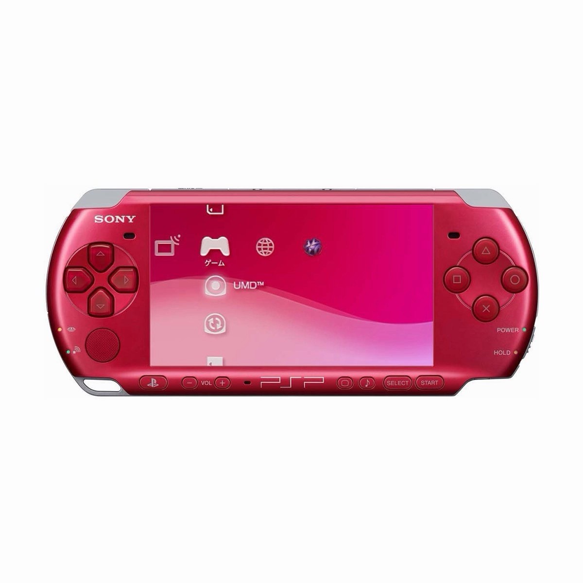 Sony PSP-3000 Red Handheld Console Wi-Fi Capability Headphone Jack