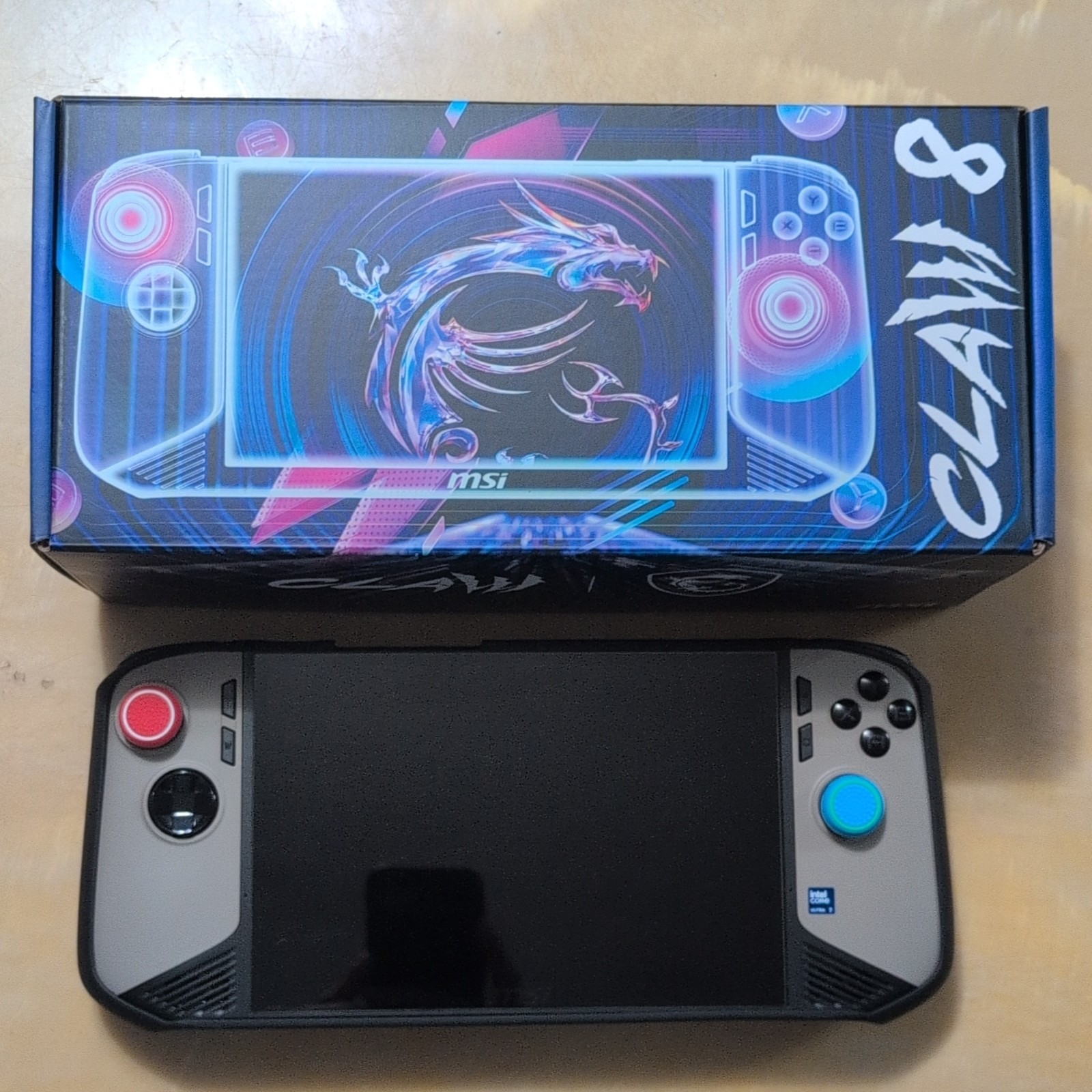 MSI Claw 8 AI+ Handheld Console Sandstorm 1TB w/ Charger – Excellent Condition