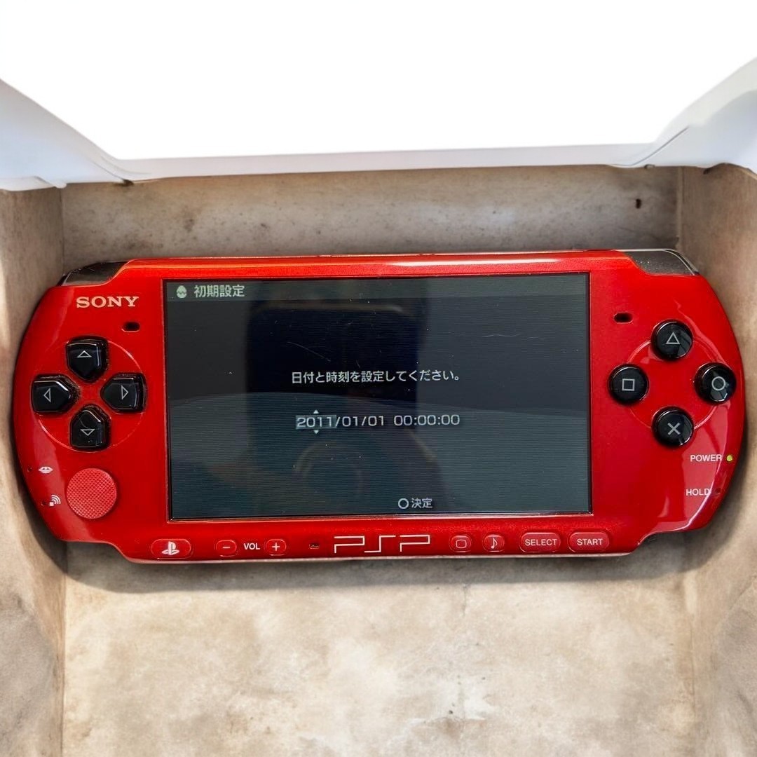 PSP3000 Value Pack Black Red Used, Working Condition, Good Quality From Japan