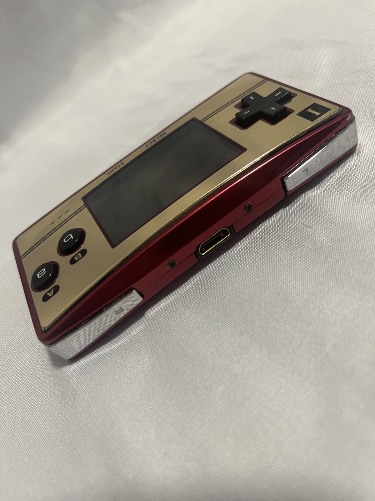 Nintendo Game Boy Micro Famicom Console Red Limited color from Japan rare