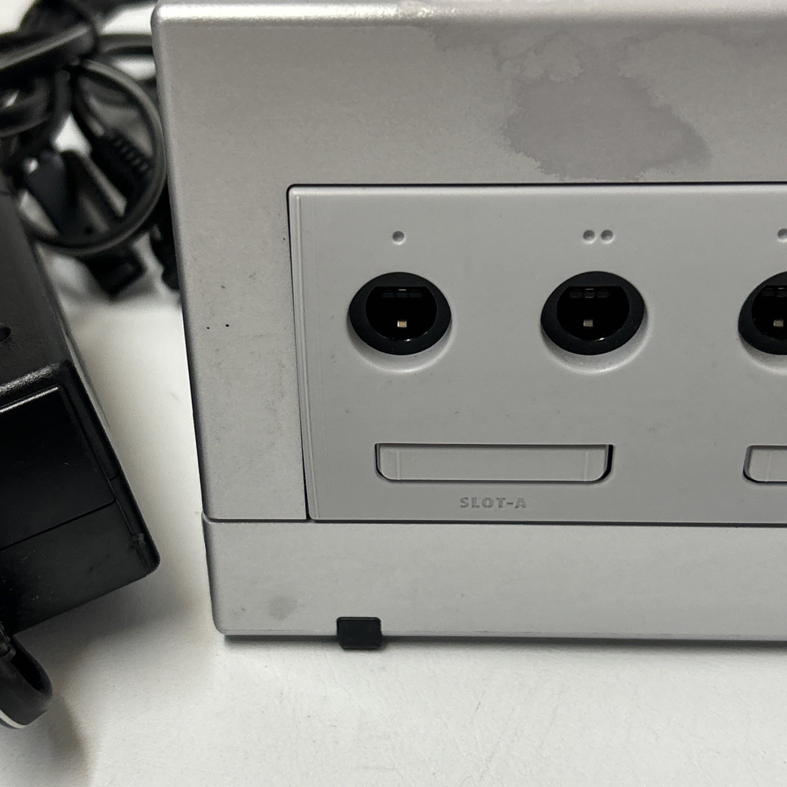 Nintendo GameCube Platinum Console Bundle DOL-101 – 2 Controllers Tested & Card