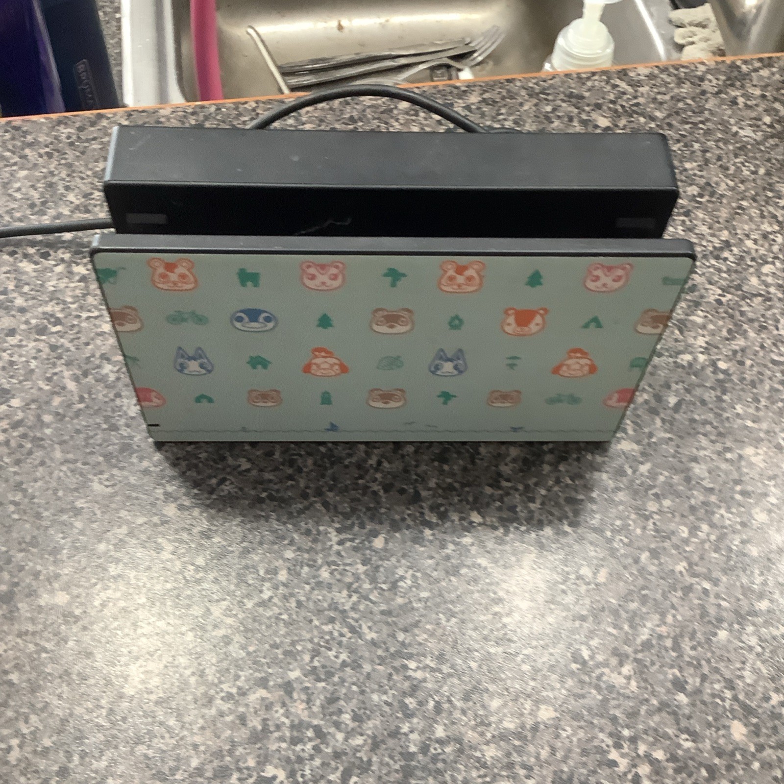 Nintendo Switch Console Dock Animal Crossing Edition Mint Green Multicolor