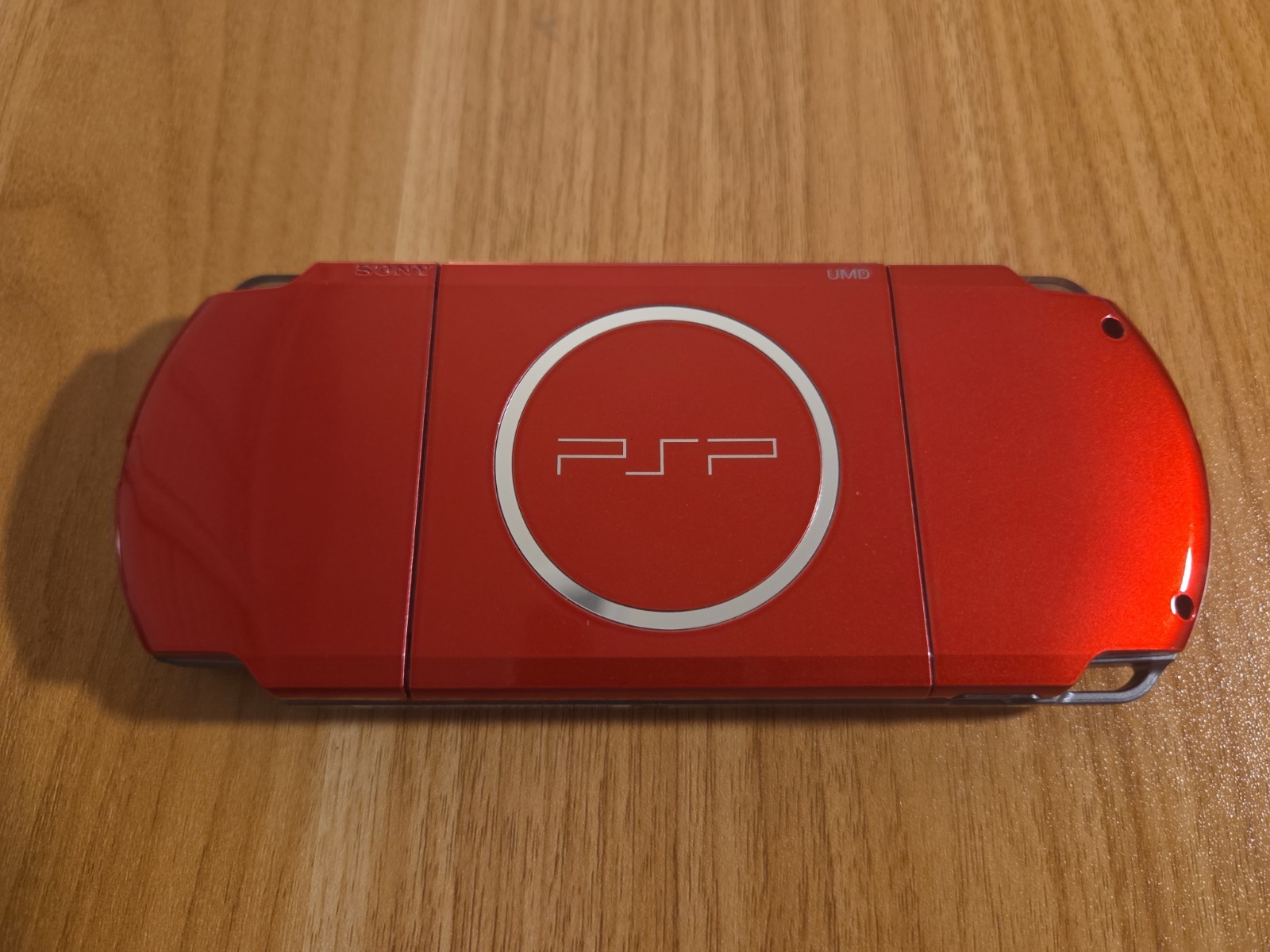 Sony PSP-3000 Radiant Red Console w/ New Battery JAPAN Tested Working