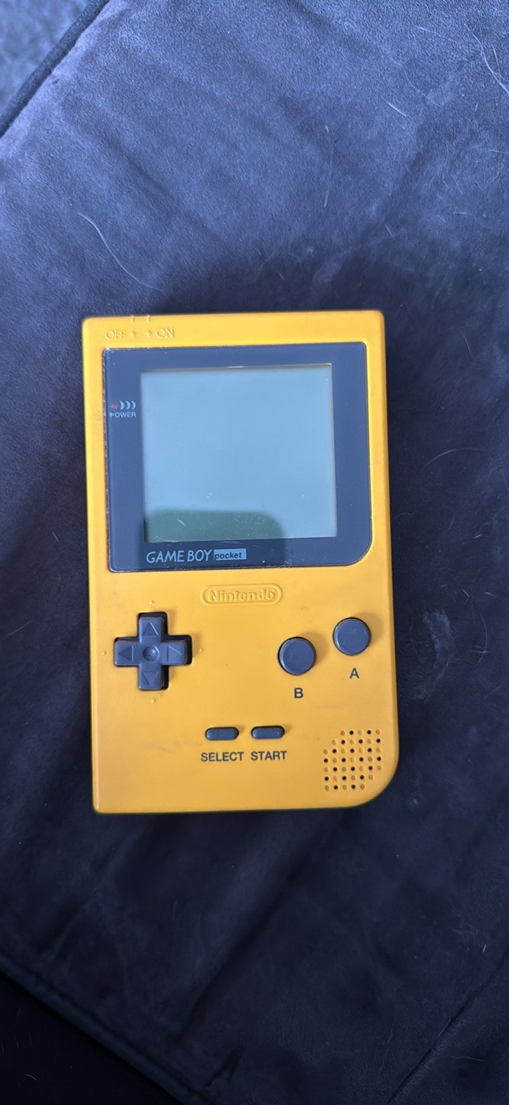 Nintendo Gameboy Pocket GBP Yellow Dandelion Console MGB-001 Tested