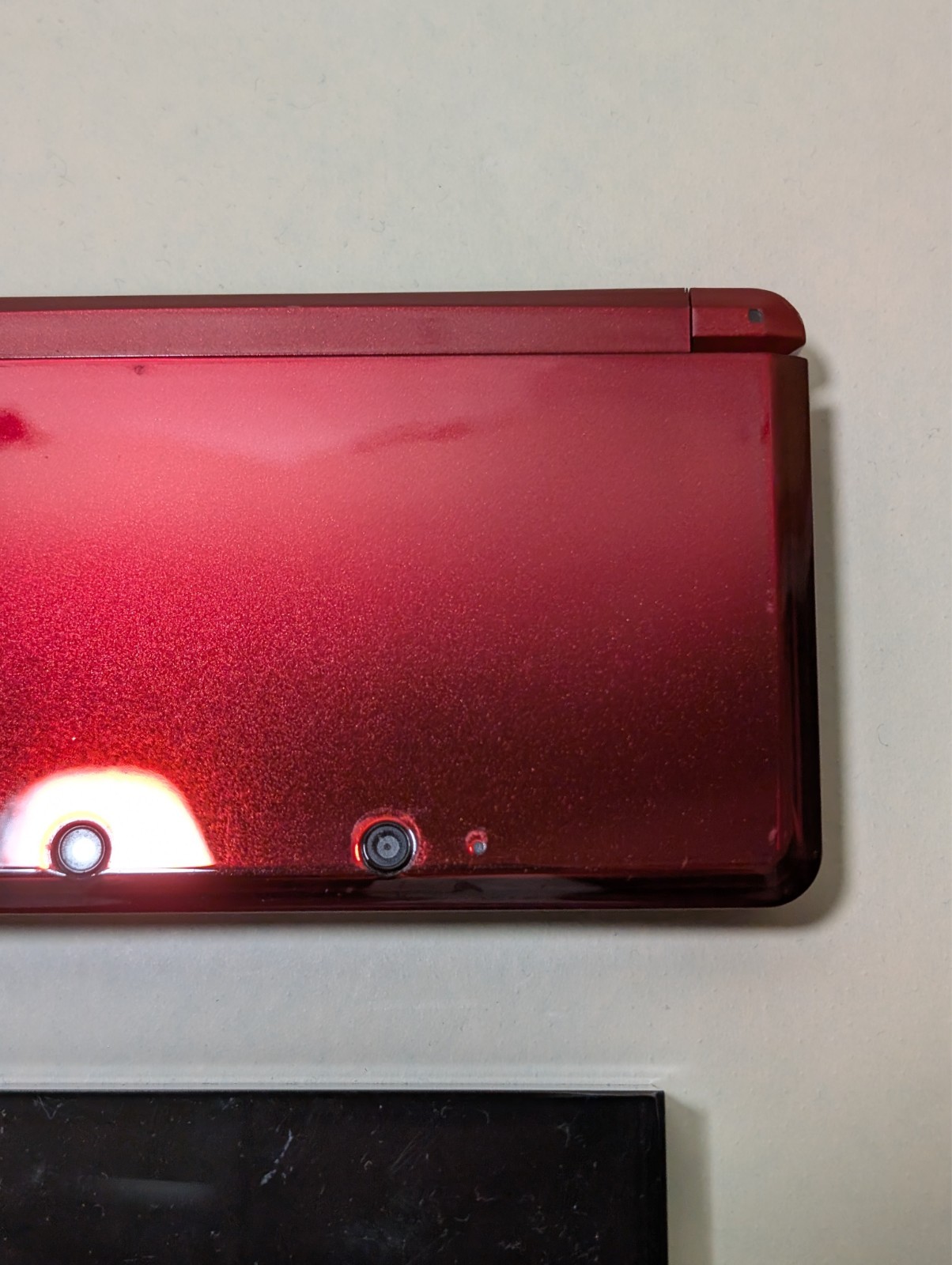Nintendo 3DS Console Japan Ver Flare Red For Parts As-Is JUNK NTSC-J Region-Lock