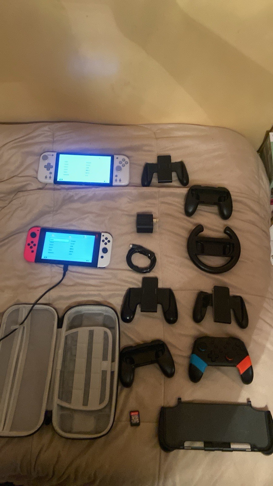 Nintendo Switch Console w/ AC Adapter, HDMI Cable, Red/White Joy-Con, Wi-Fi