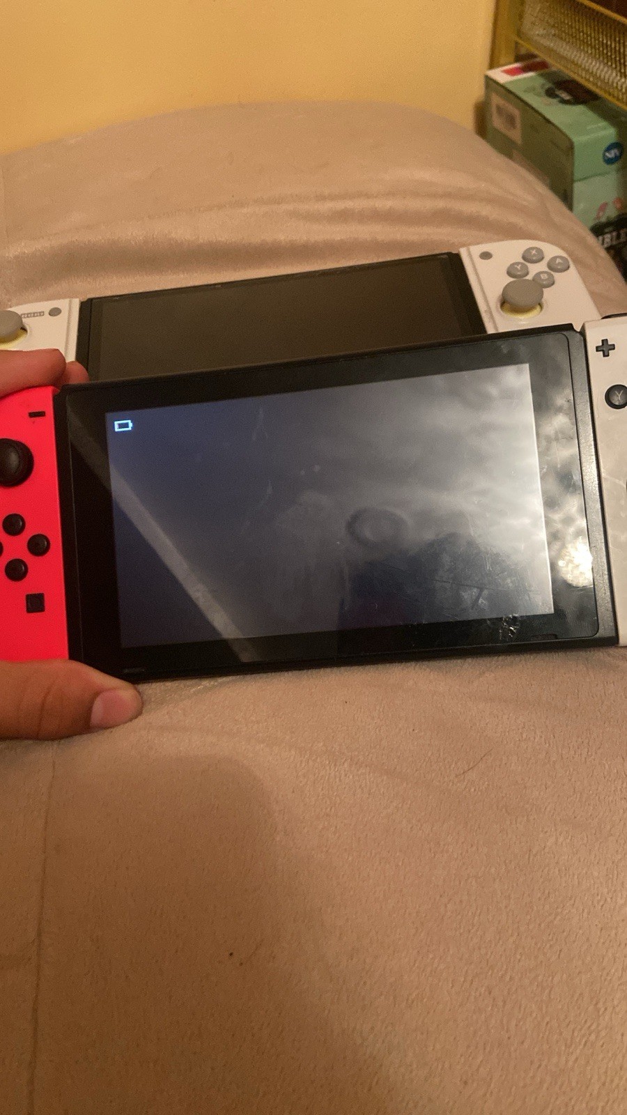 Nintendo Switch Console w/ AC Adapter, HDMI Cable, Red/White Joy-Con, Wi-Fi