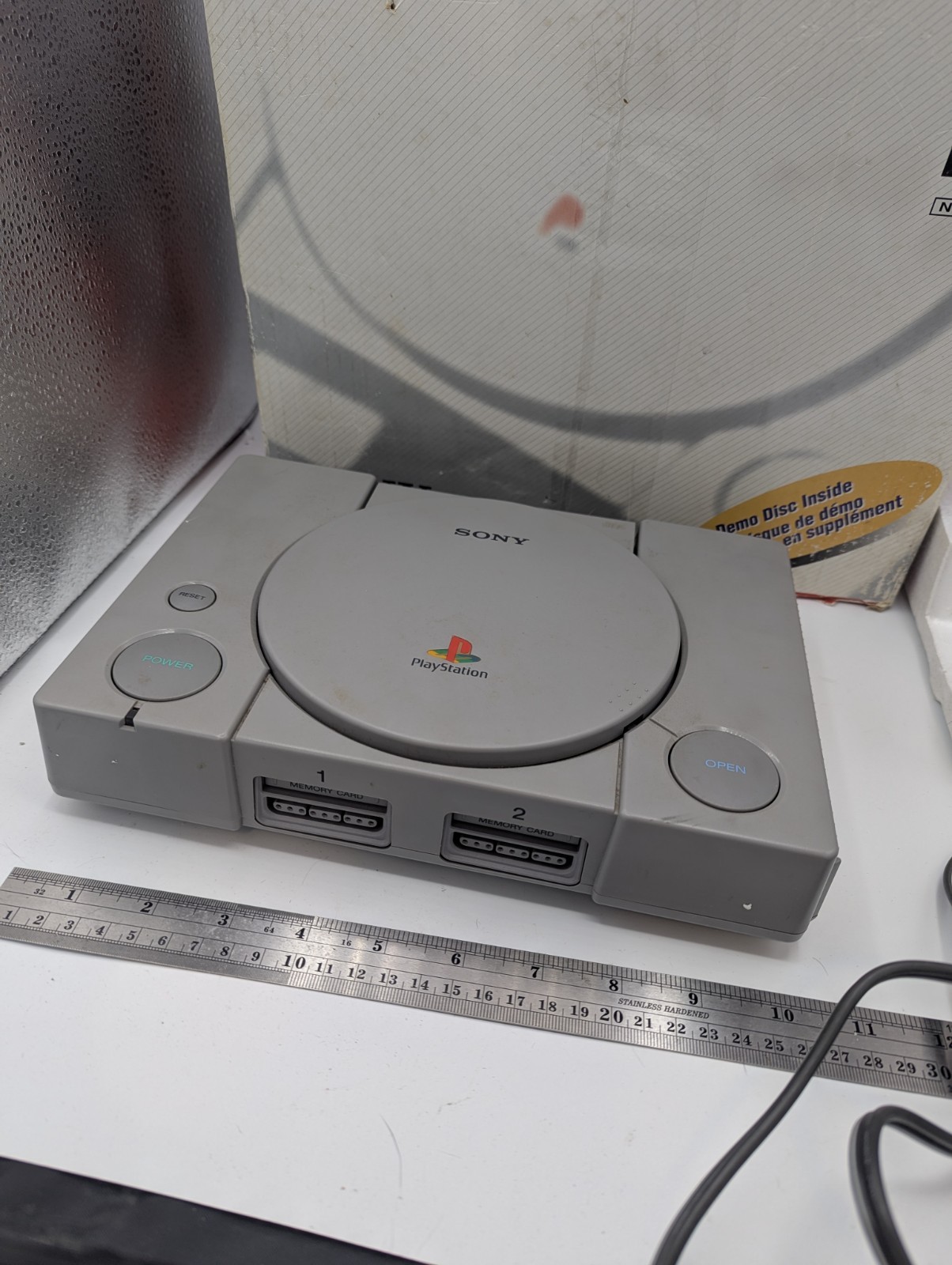 Tested Working Sony PlayStation Launch Edition Gray Console (SCPH-5001) With Box