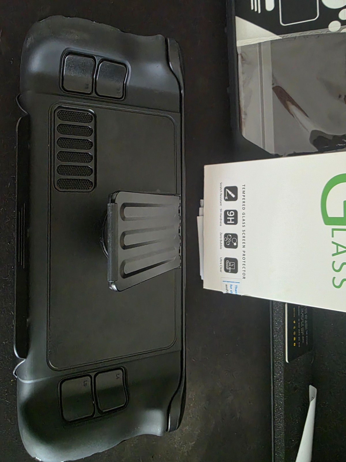 Valve Steam Deck 256GB With Killswitch Case and Skin, screen pr – Good Condition