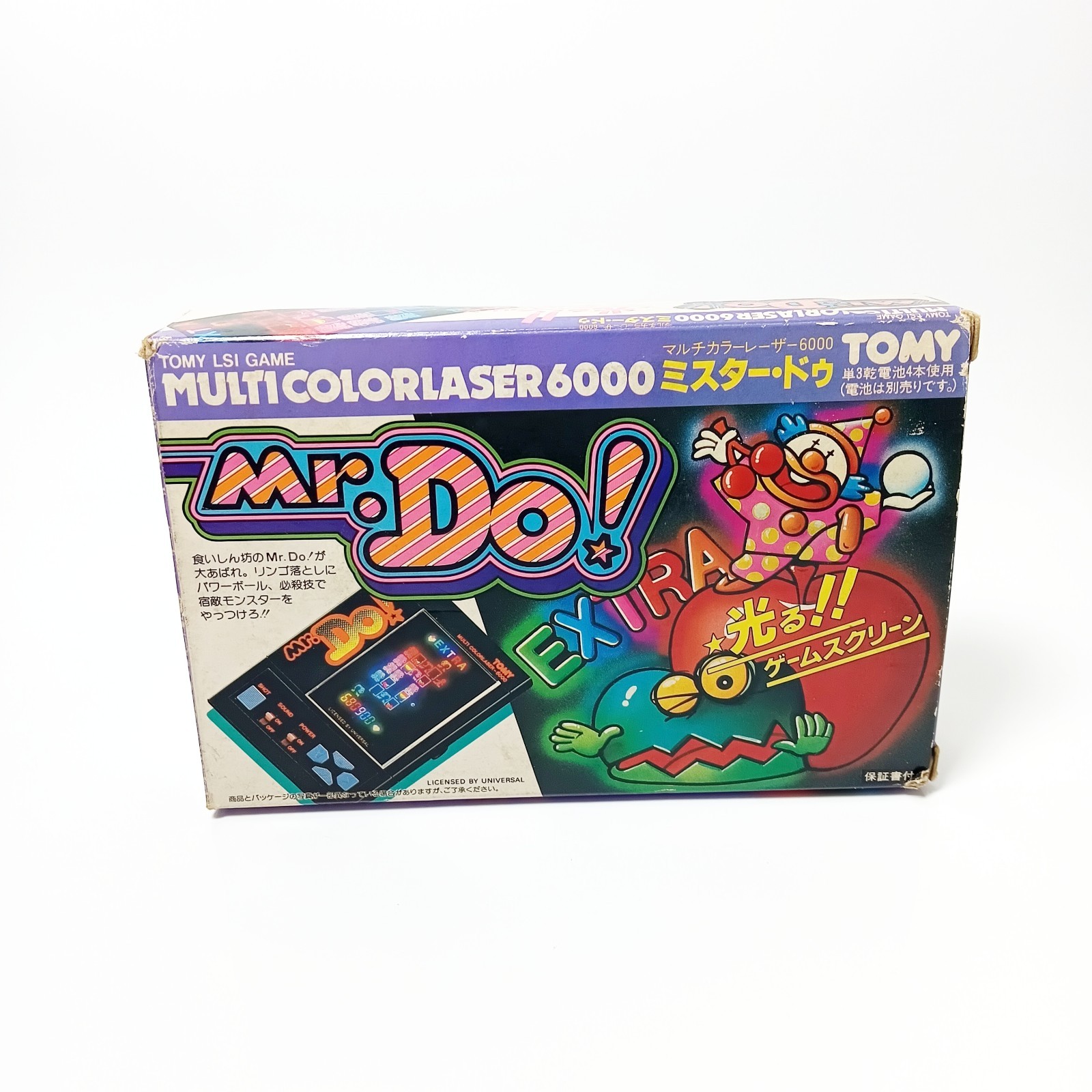 Tomy Mr. Do! LSI Handheld Game Multi Color Laser Vintage Tested Japan