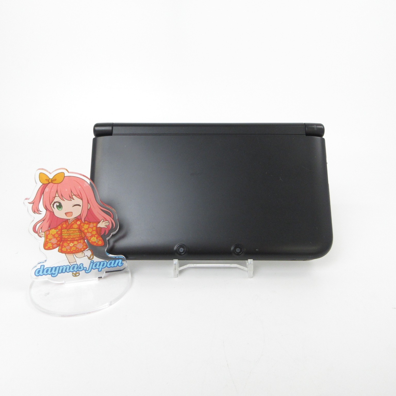 【Excellent】Nintendo 3DS LL XL Black Console ONLY Japanese Edition #Arr0520/01