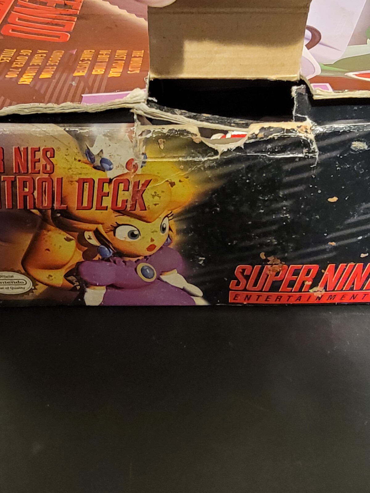 Super Nintendo Junior Jr Control Deck Console in Original Box ~ Tested & Working