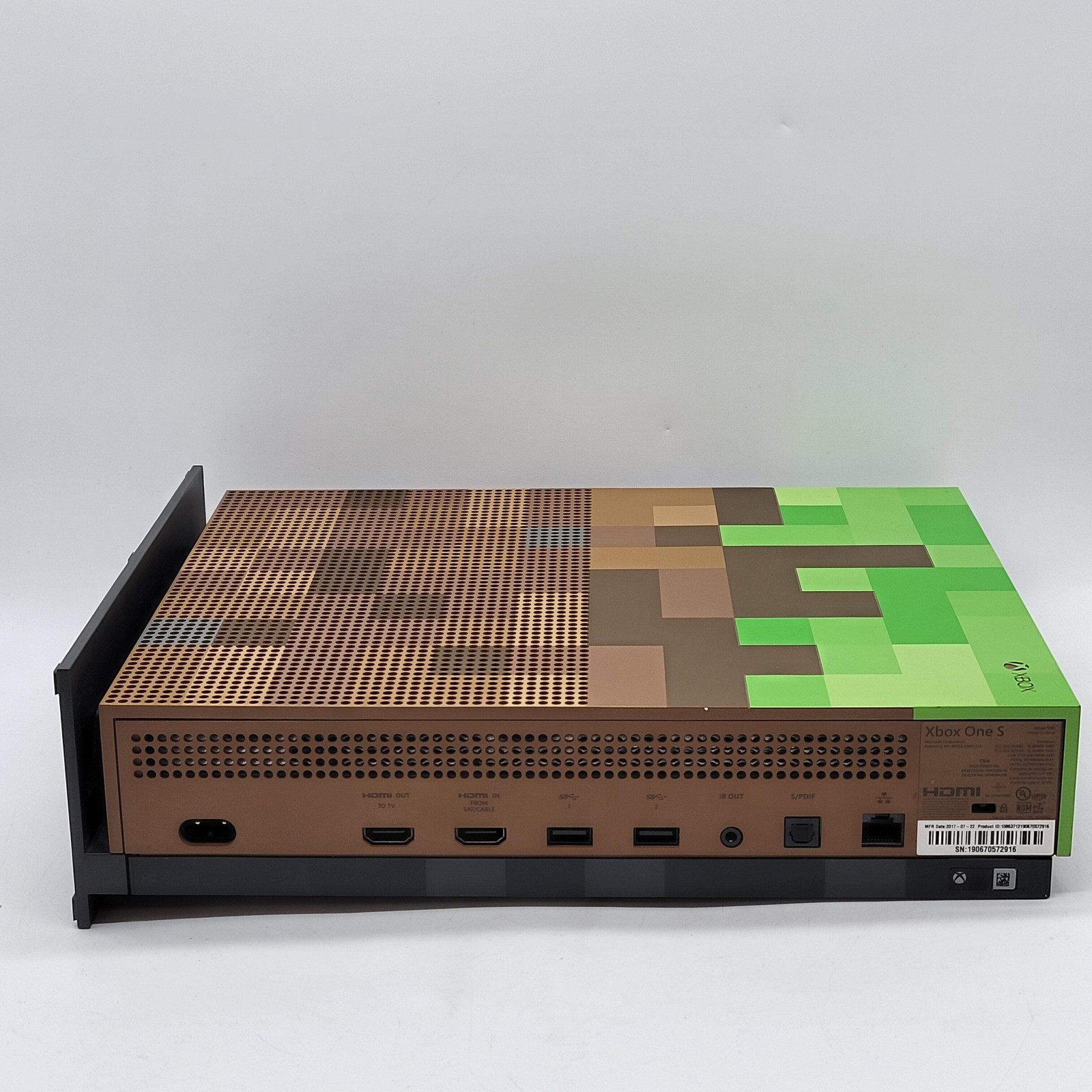 Microsoft Xbox One S 1TB Console Gaming System Only Minecraft Limited Edition