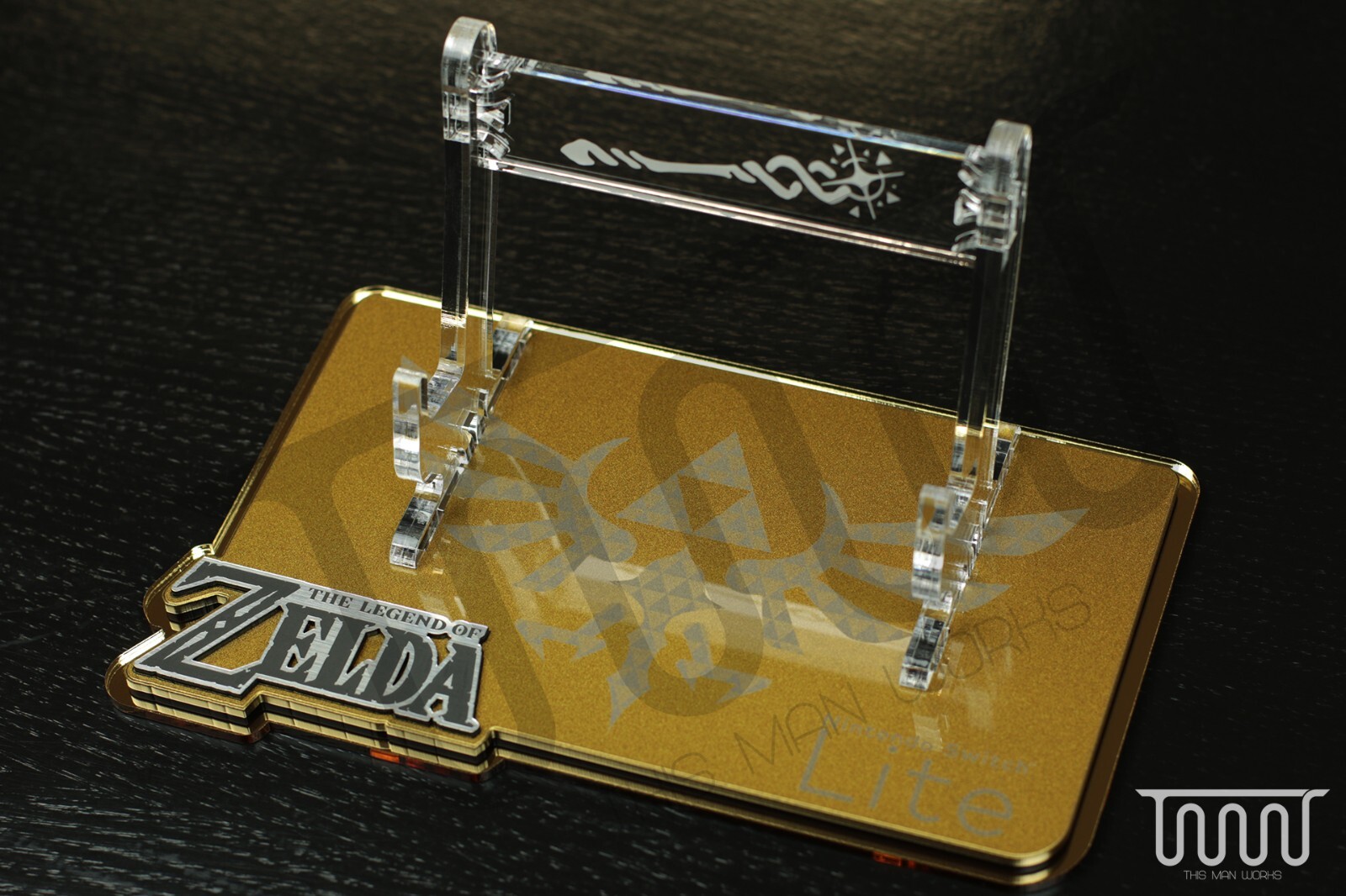 Acrylic Console Display Stand for Nintendo Switch Lite Hyrule Edition