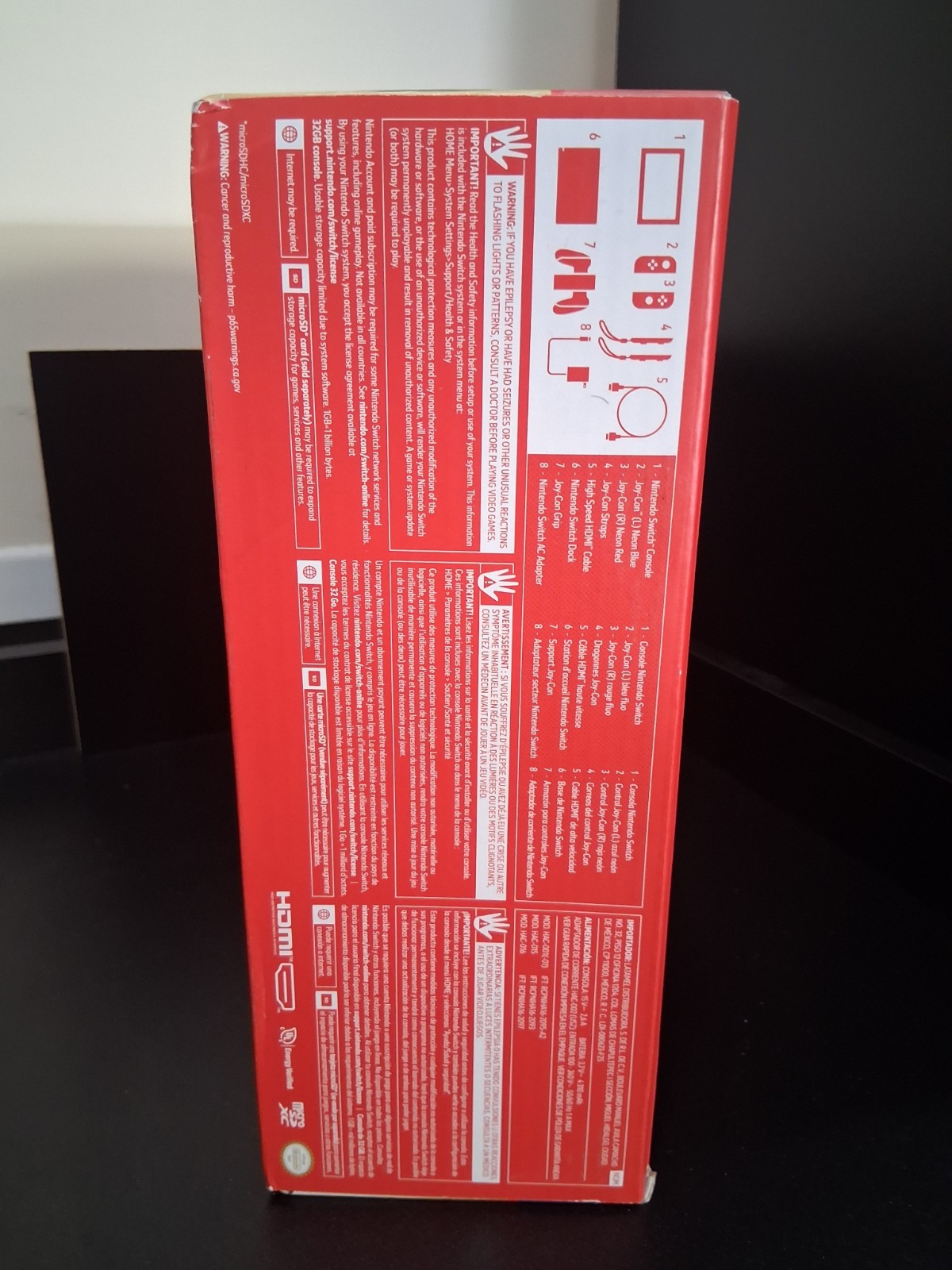 Original Nintendo Switch Handheld Video Game Console Brand New Never Used OG V1