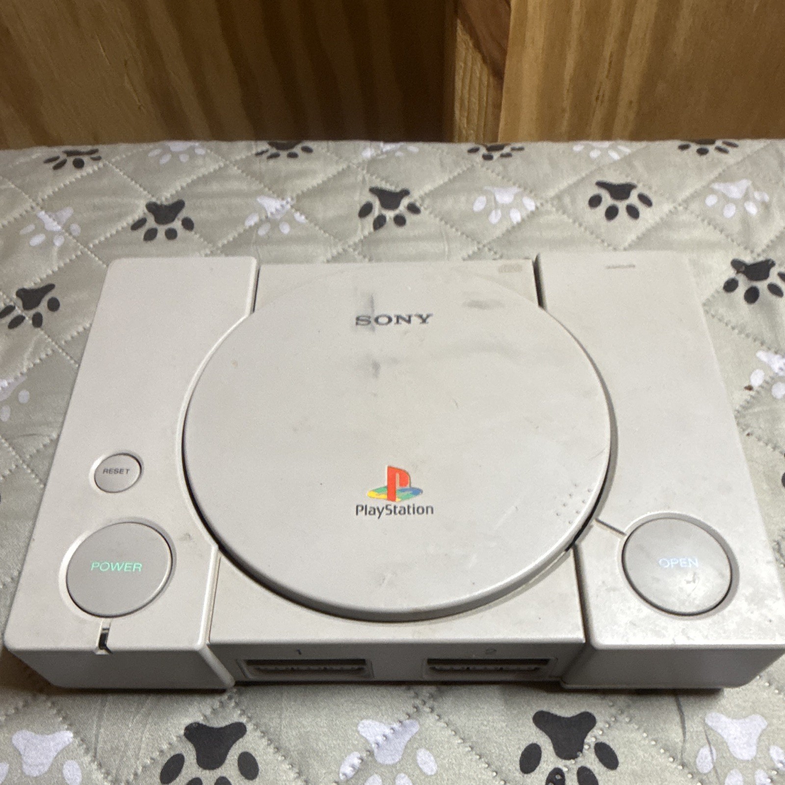 Sony PlayStation 1 SCPH-9001 Gray NTSC-U/C Dual Slots Composite RCA