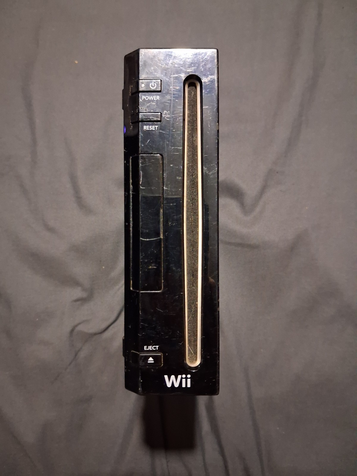Nintendo Wii RVL-001 Black Console Only Tested Working GameCube Compatible