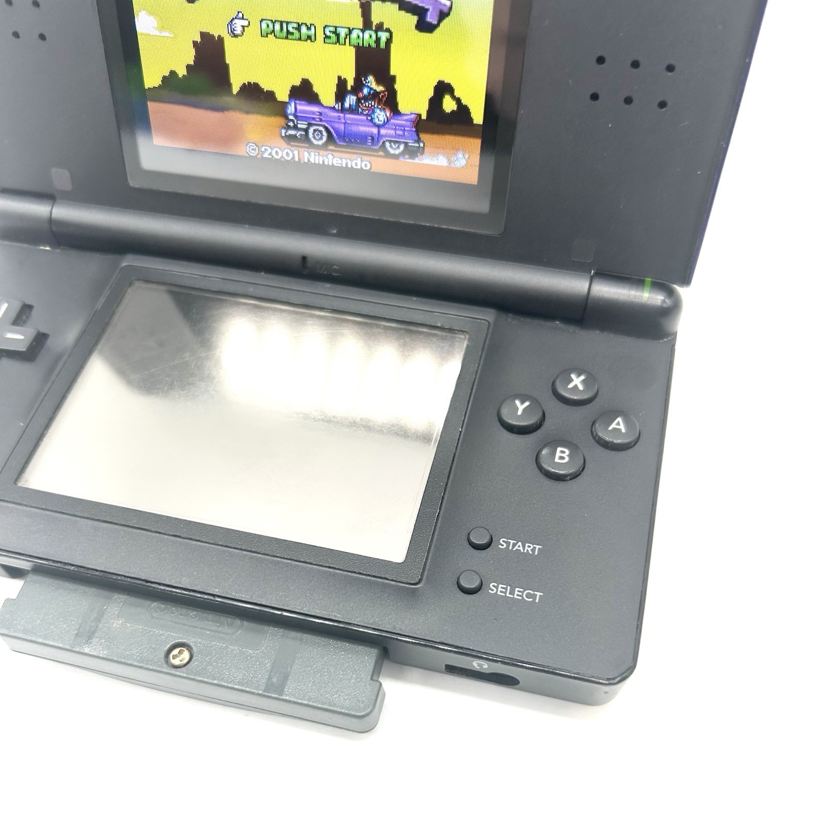 Nintendo DS Lite Handheld Console Cobalt Blue & Black Tested, No Charger-No Game