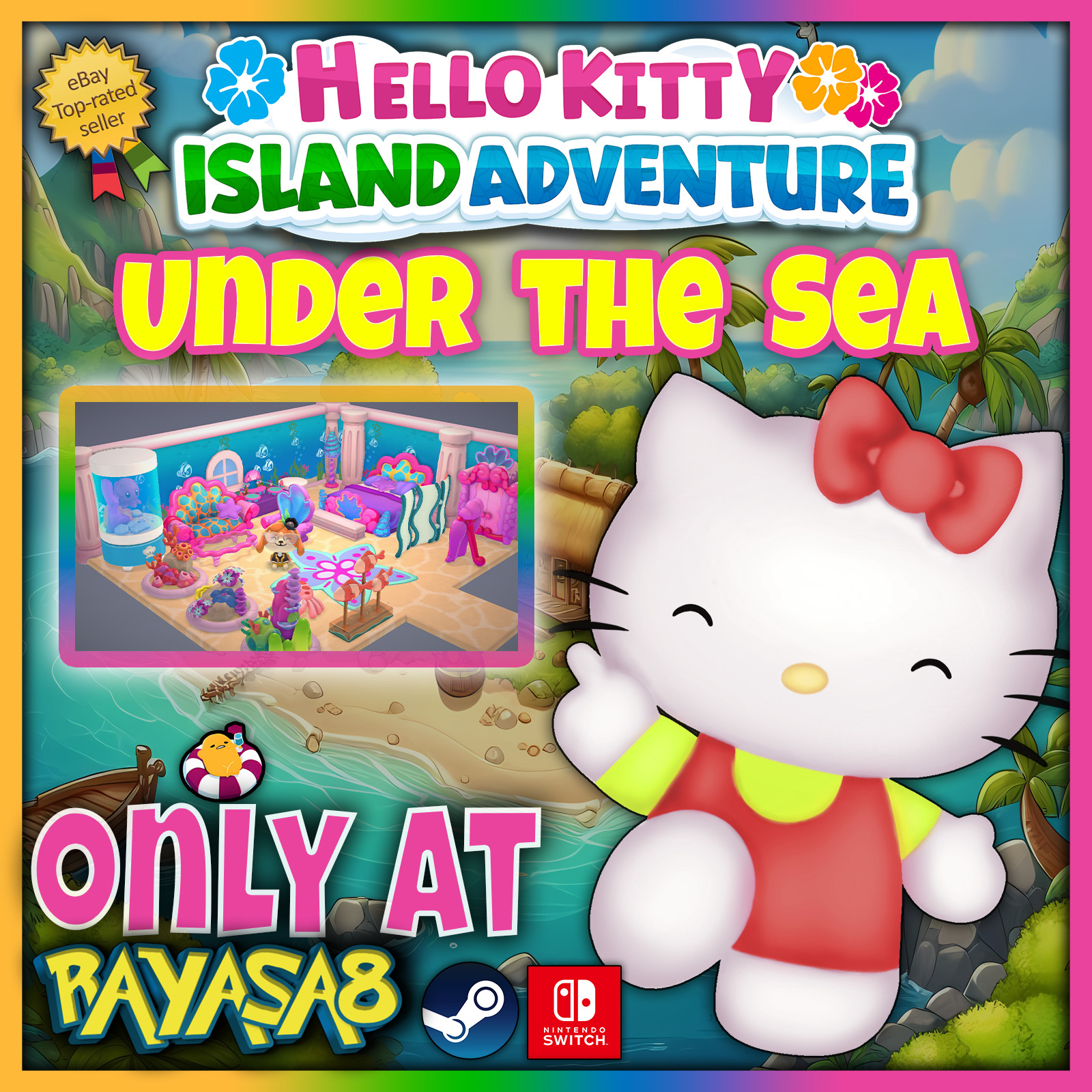 Hello Kitty Island Adventure – Under the Sea Celebration | Fast Delivery 🔥