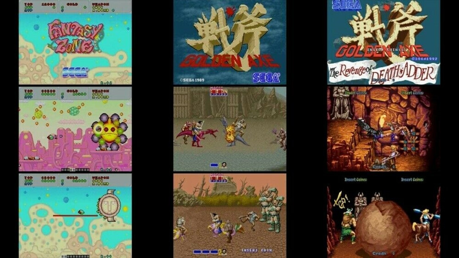 SEGA Game Console ASTRO CITY mini 1/6 1990s games 36 Titles from Japan