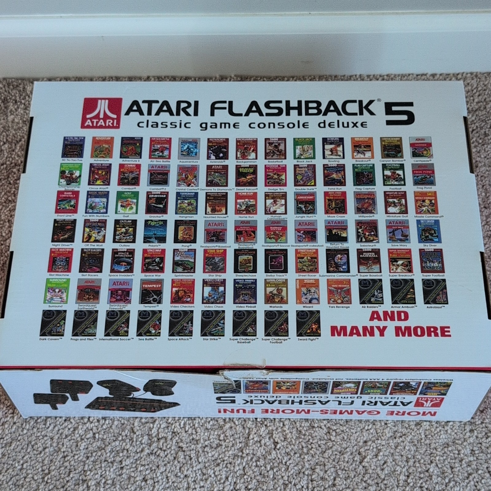 Atari Flashback 5 Centipede Edition 92 Games Wireless Controllers Paddles