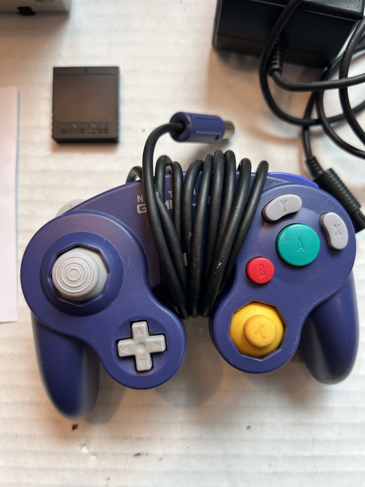 Nintendo GameCube Silver System Console Bundle OEM Controller Cords Tested Turok