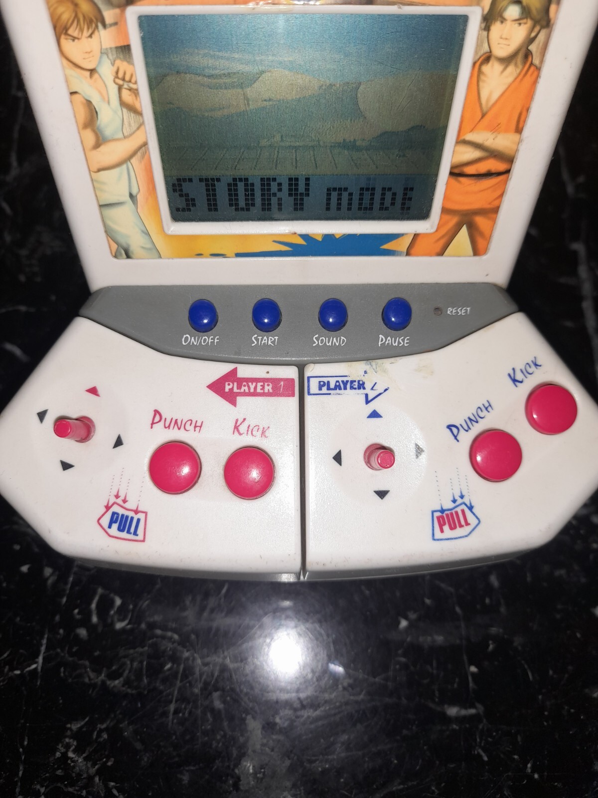 Arcades World Karate Fighter Small Game Console ( Read Description)