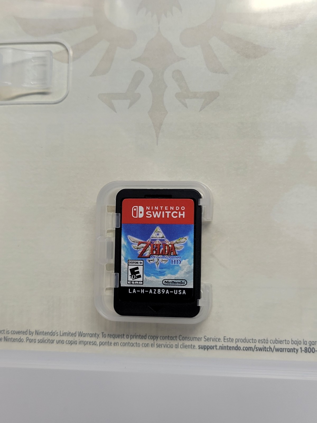 Nintendo Switch Lite Gray Handheld System W/ Case + Zelda BOTW & Skyward Sword