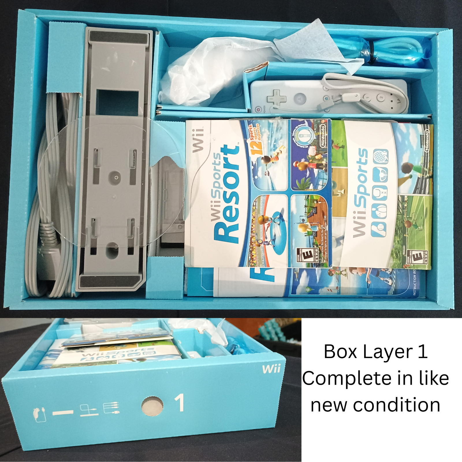 🎮 Nintendo Wii Console Boxed Complete Bundle – Sports, Mario & Rare Accessories