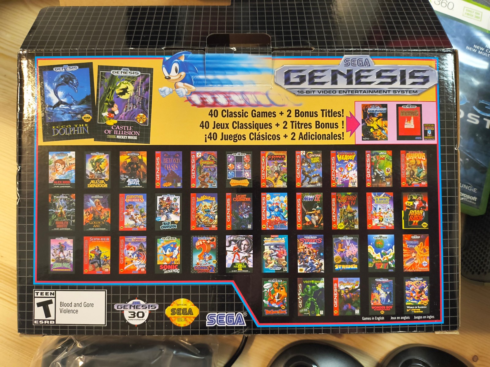 SEGA GENESIS Mini By SEGA Console 42 GAMES 30 Years Anniversary 2019 SEE DESC