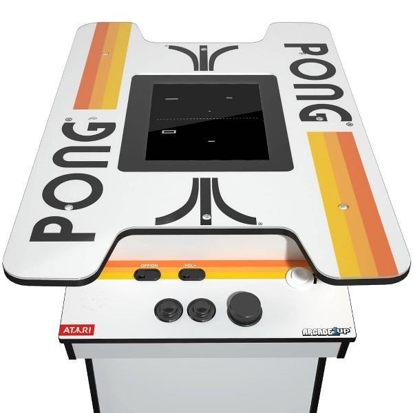 Arcade1Up Pong Head-to-Head Cocktail Arcade Table 12 Games